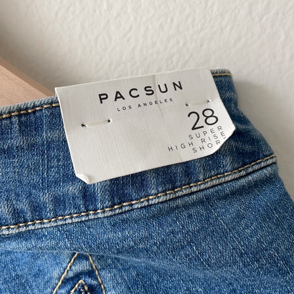 PacSun Star Denim High Rise Short 28 - Picture 3 of 4
